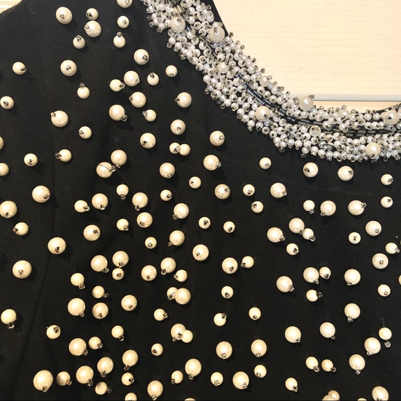 ASOS Pearl Embellished Dress - Picture 4 of 11